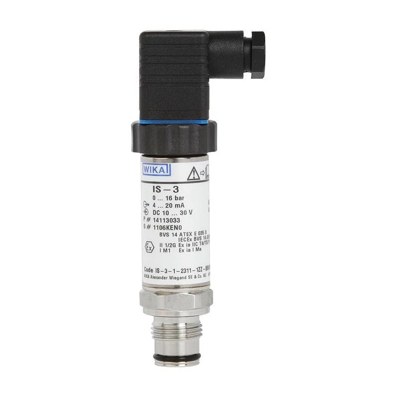 

WIKA Model IS-3 Pressure transmitter For applications in hazardous areas