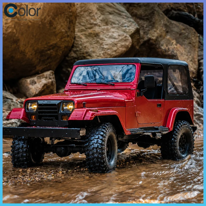 Fms Rochobby 1:10 Mashigan Rc Rock Crawler Rs Red 4wd Remote Control Off-Road Vehicle Simulation Model Climbing Car Rs