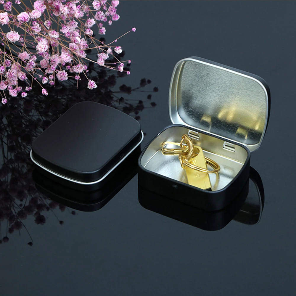 1Pc Mini Metal Storage Boxes Creative Travel Portable for Medicine Jewelry Tea Candy Organizer Gifts Pack Tin Cans Wholesale