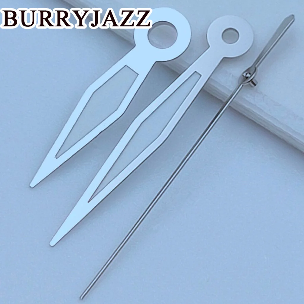 BURRYJAZZ NH35 NH36 NH38 7S26 7S36 4R35 4R36 Watch Hands Silver Rose Gold Hands Green Luminous