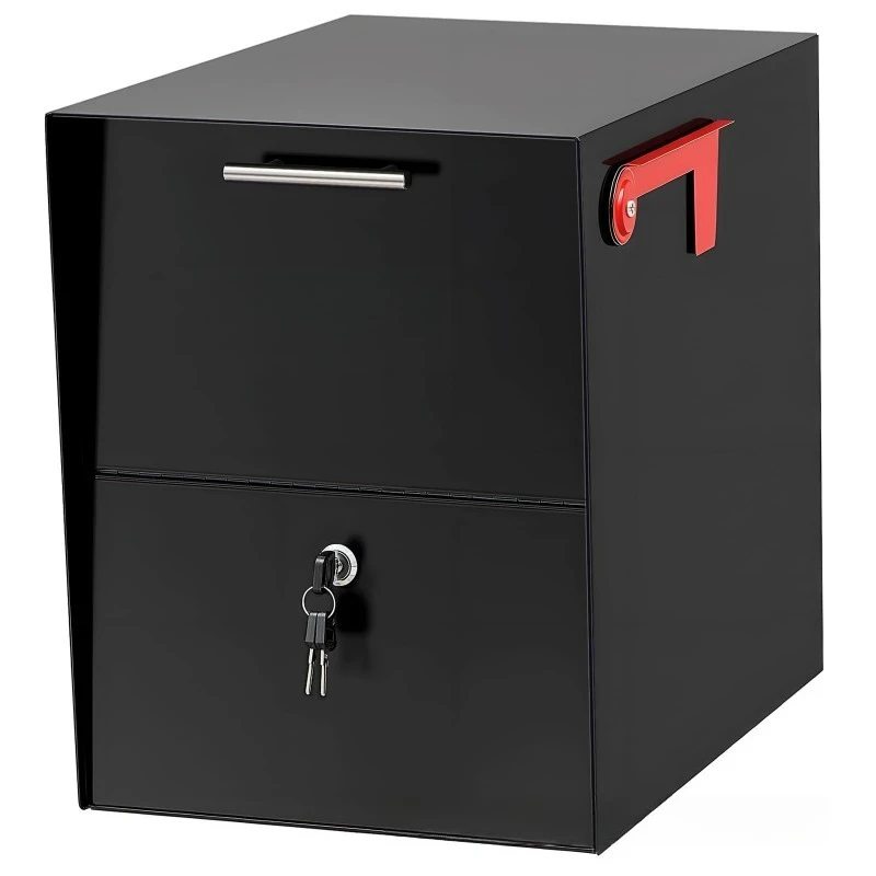 

Outdoor large rainproof mailbox, anti-theft mailbox, tin mailbox.