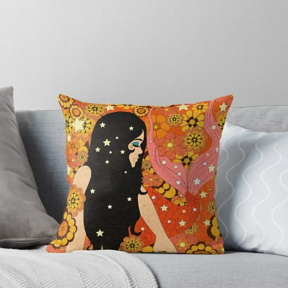 

COSMIC MERMAID Throw Pillow Cushions Home Decor luxury covers autumn decoration anime girl pillow