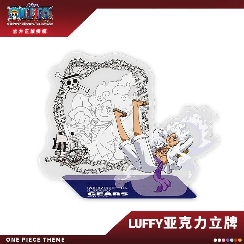 Genuine anime one piece  LUFFY acrylic standing brand GEAR1-5 Luffy standing brand ornament new periphery