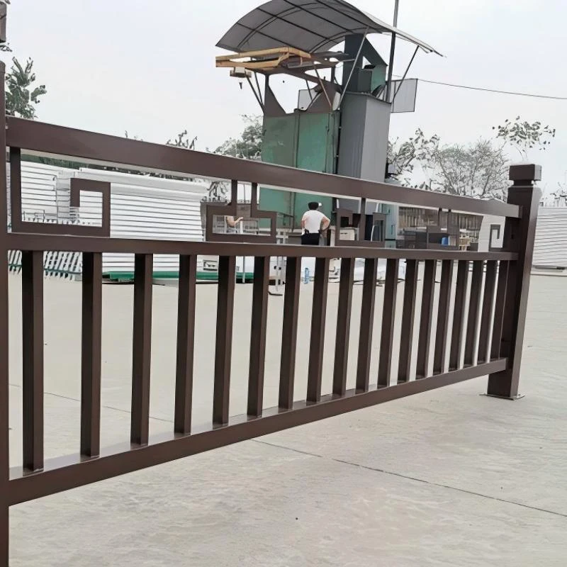 التخصيص شرفة درابزين معدني الدرابزين في الهواء الطلق المجلفن الصلب/سبائك الألومنيوم على السطح شرفة الفن تعريشة الزخرفية