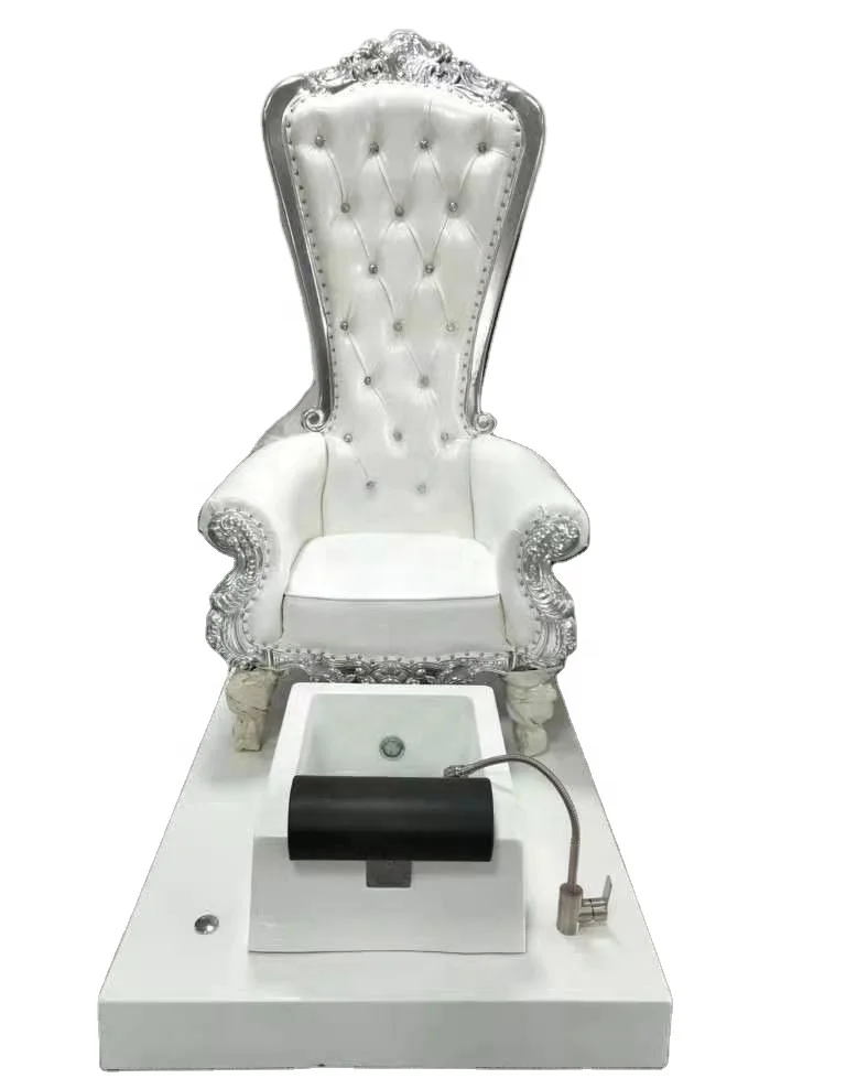 

European Neoclassical Single Sofa Chair Hotel Decorative Chair Studio Senior Club Foot Washing High Back Chair