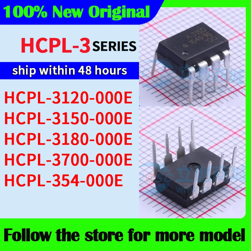 

HCPL-3120/350/3180/3700/354-000E HCPL-3120-000E HCPL-3150-000E HCPL-3180-000E HCPL-3700-000E HCPL-354-000E В наличии