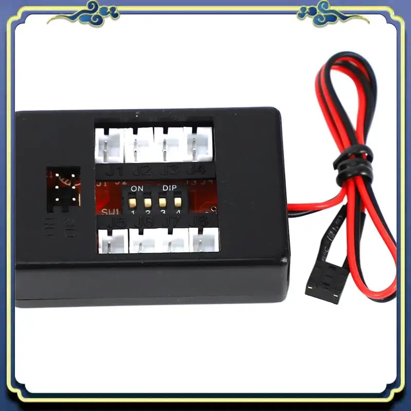 Draagbare 2X 1:10 RC Model Auto Vrachtwagen LED Light Kit 12 LED Knippert Hoofd Licht Lamp Systeem RC 1:10 Model Auto Accessoires