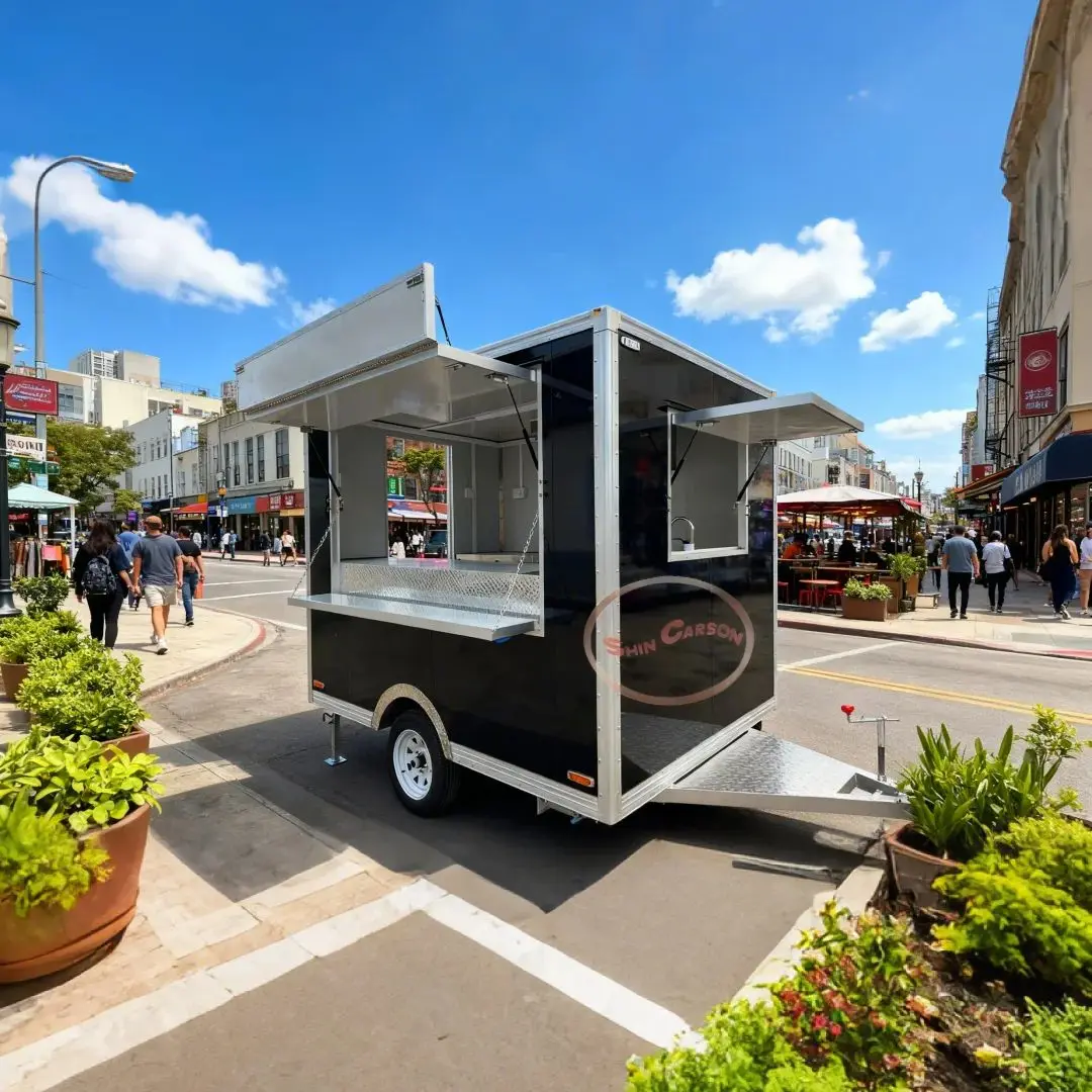 

Large Size Customizable Mobile Catering Trailer for Pizza BBQ And More Food Truck Catering Trailer