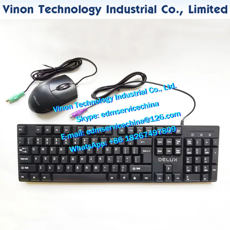 

Keyboard and Mouse for wire cutting AP X8 programming system, universal type with circular hole interface mouse and keyboard set
