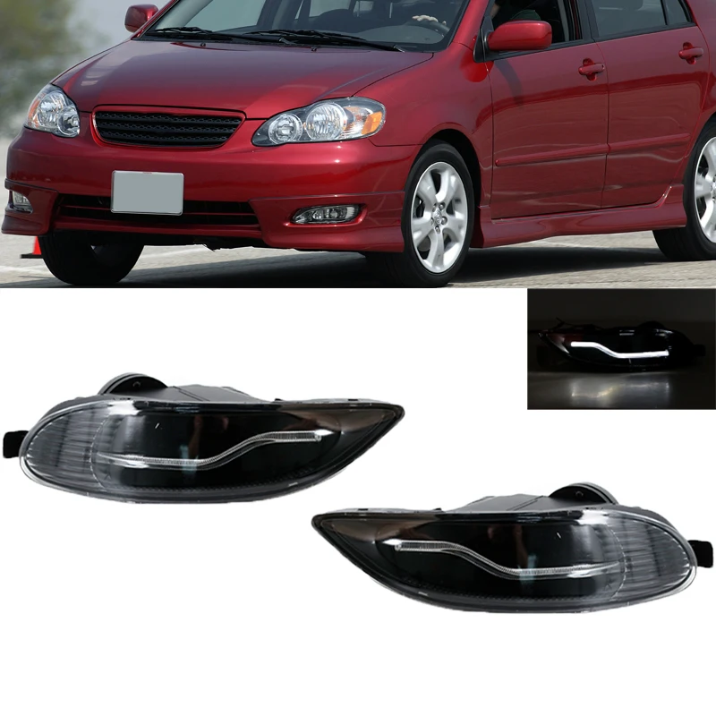 

2 шт. светодиодных противотуманных фар для Toyota Corolla 2001-2008, для Camry 2002-2004, автозапчасти