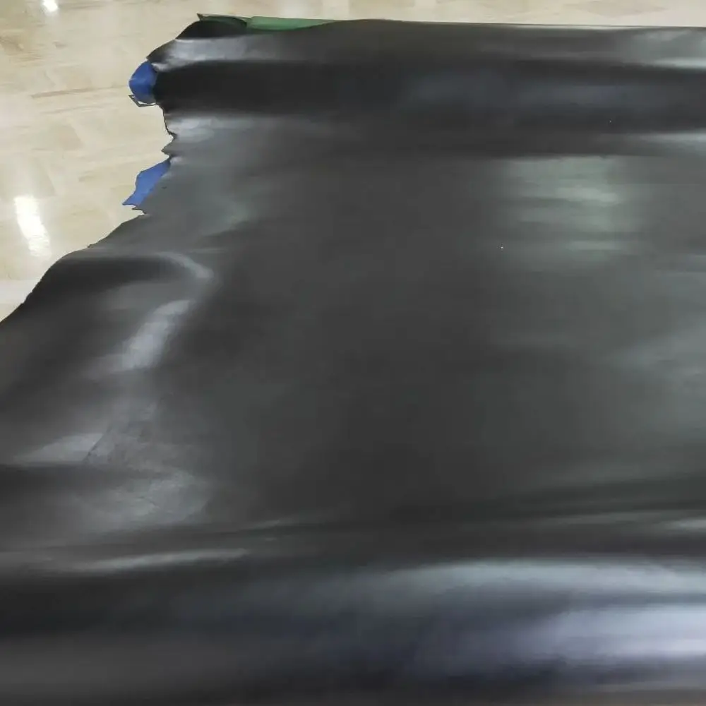 Leather pre-cut Piece first layer cowhide thick genuine leather 1.8 mm to 2 mm cow skin DIY leathercraft black colors available