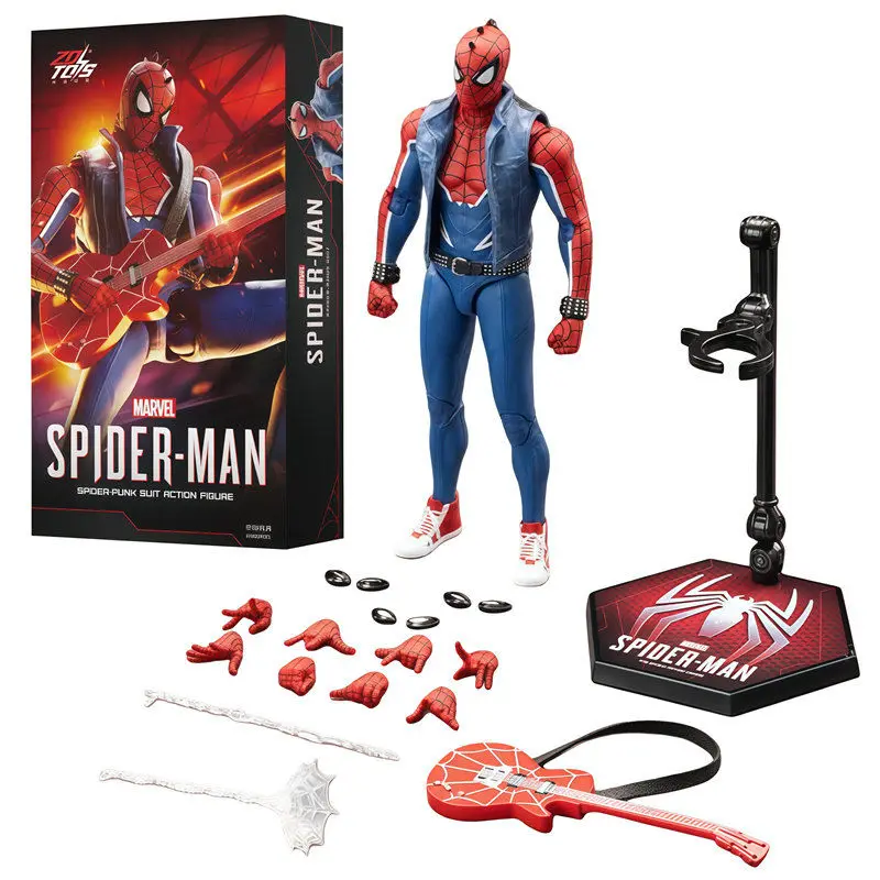 ZD Toys Spider-Man Brandneuer Day Miles Morales Spider-Man Scarlet Spider Hobie Brown ‌ Eisen-Spinnen ‌ Actionfiguren Spielzeugmodell Geschenk – Detail 30