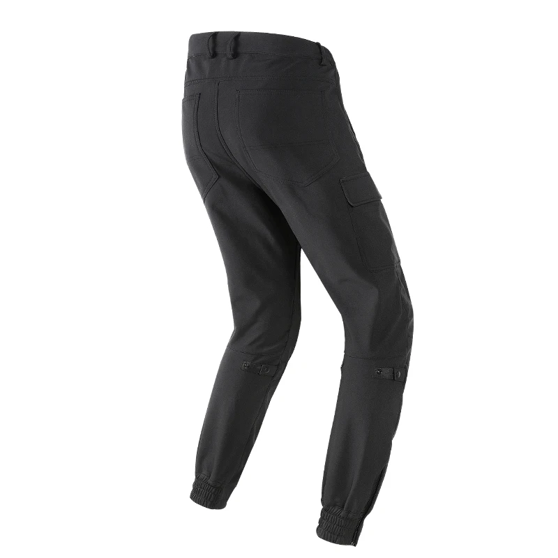 Pantalones de montar en motocicleta para hombre, pantalón cálido de terciopelo, resistente al agua, informal, anticaída, invierno, nuevo estilo