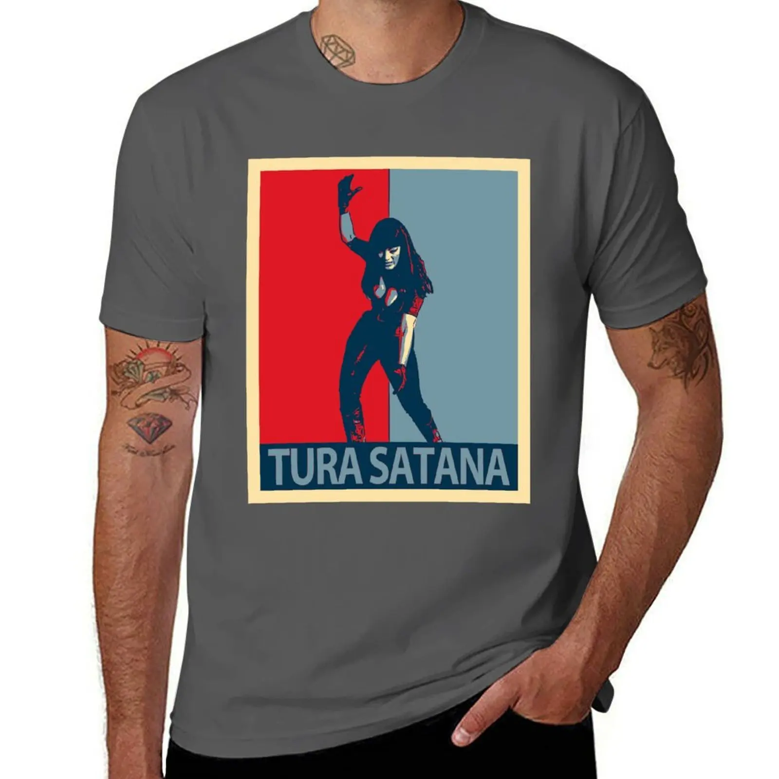 

Tura Satana T-Shirt Basic Lightweight Short Sleeve Tee