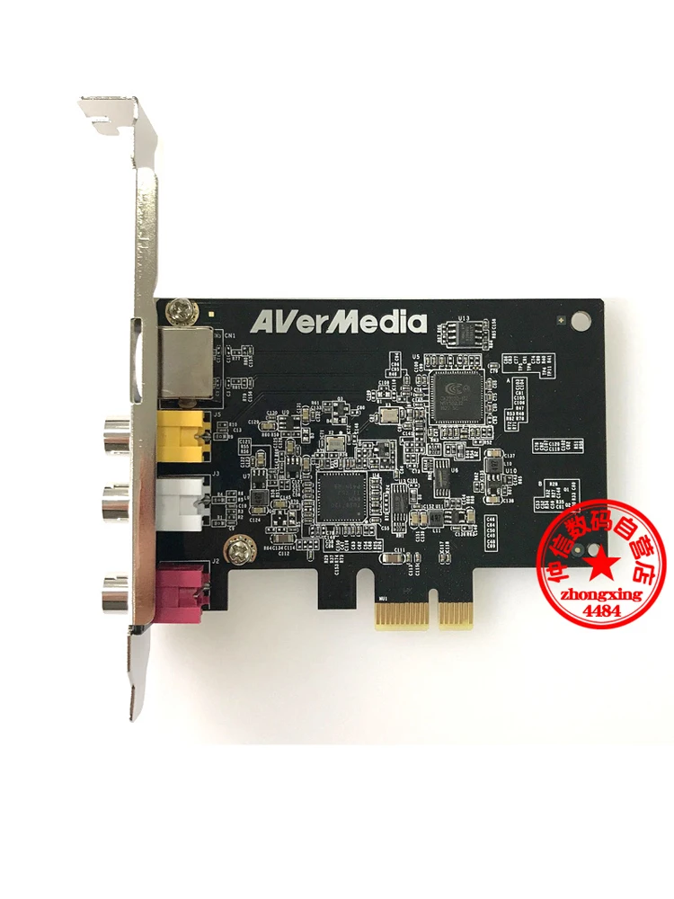 Avermedia c725b placa de captura de vídeo sd av/s terminal cor b ultrassom imagem monitoramento máquina de fita analógica para vídeo