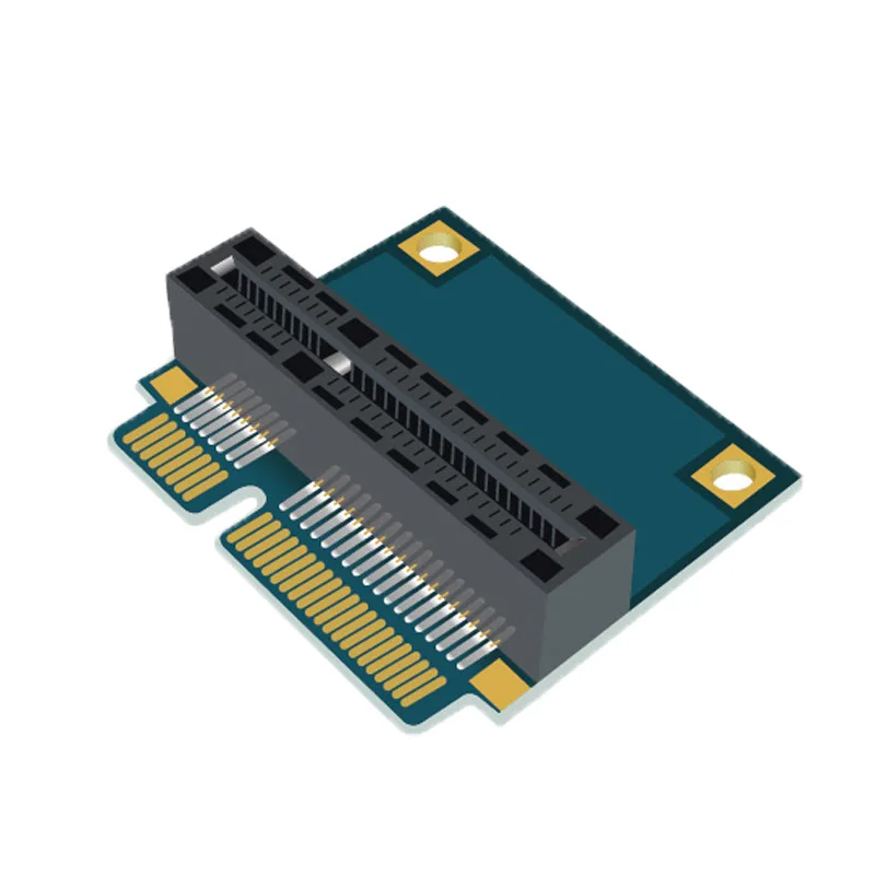 Mini PCI-E Adapter Card Vertical Screw-Free Convenient Test MSATA Interface Right Angle mPCIe Mini-PCIe Extend Card