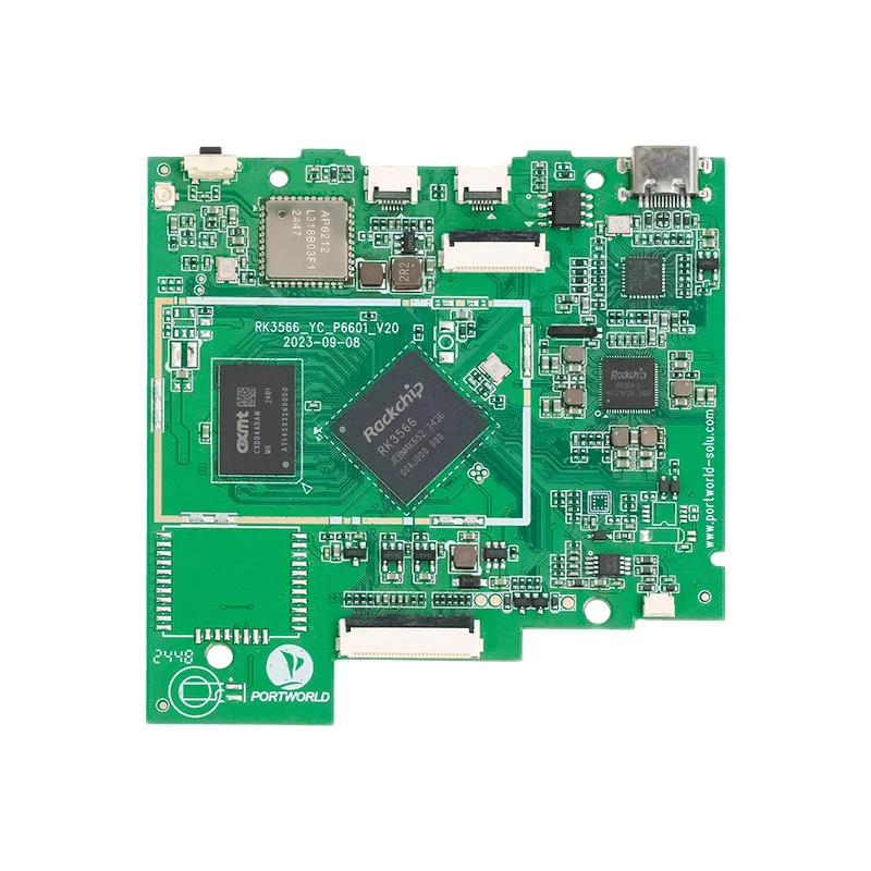 Sunworld Rockhip RK3566 Android AIO Touch Panel Use Mainboard With DDR EMMC WiFi BT Mic Chips Integrated