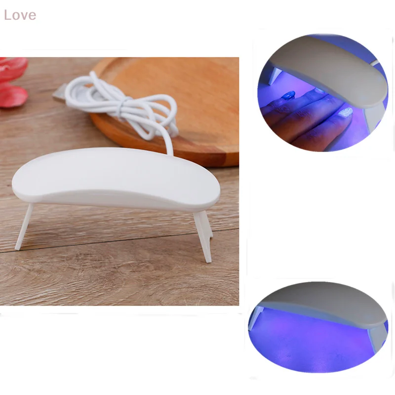 6W 80cm Mini UV LED Lamp USB Charging Gel Polish Curing Machine Nail Dryer