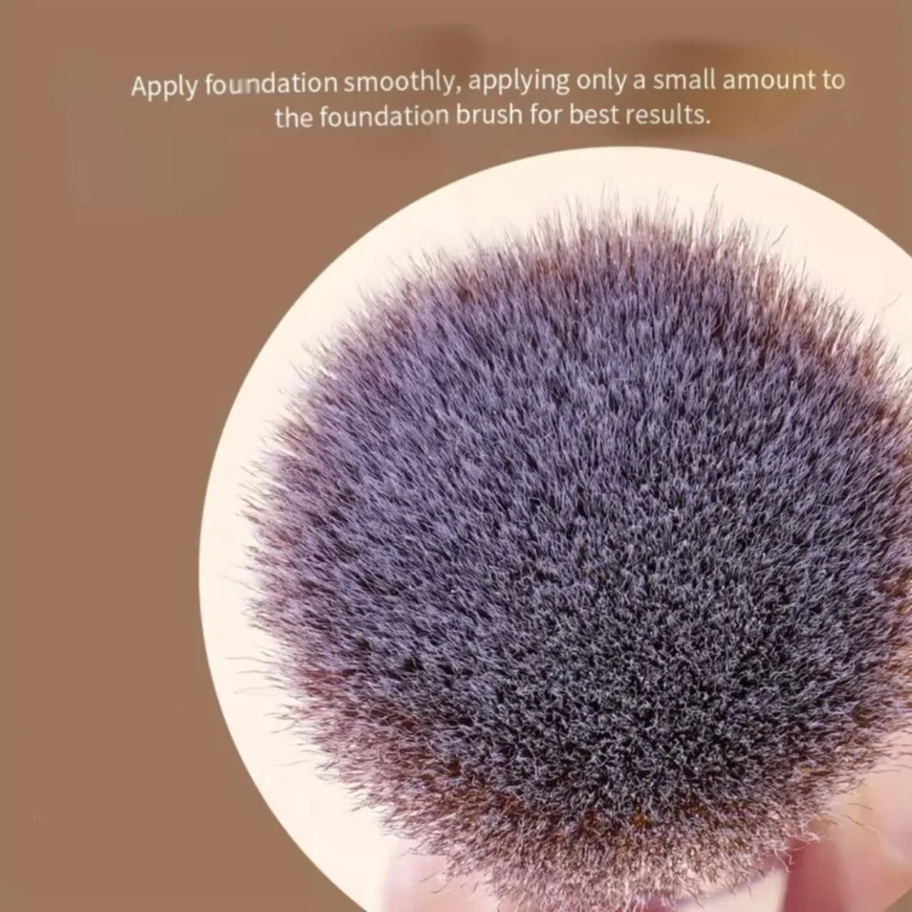 4-teiliges Make-up-Pinsel-Set mit flacher Oberseite, abgewinkelt, doppelseitig, Foundation Contour Blending, flüssiges Puder, Creme