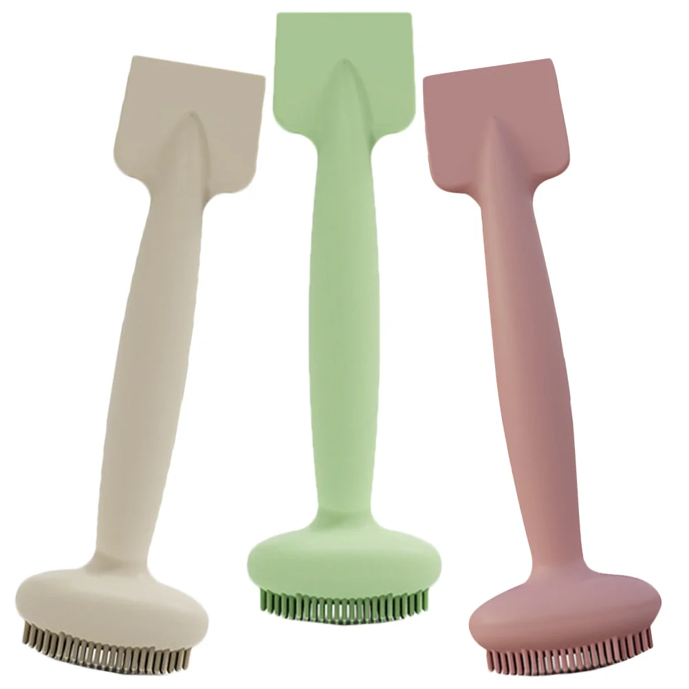 3 uds cepillo para mascarilla Facial aplicador de doble extremo de silicona para depurador Facial exfoliante máscara de barro aplicación herramienta de cuidado de la piel