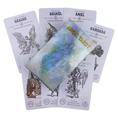 Angel Tarot Cards Mysterious Divination Oracle For Party Play Board Game Deck Cards