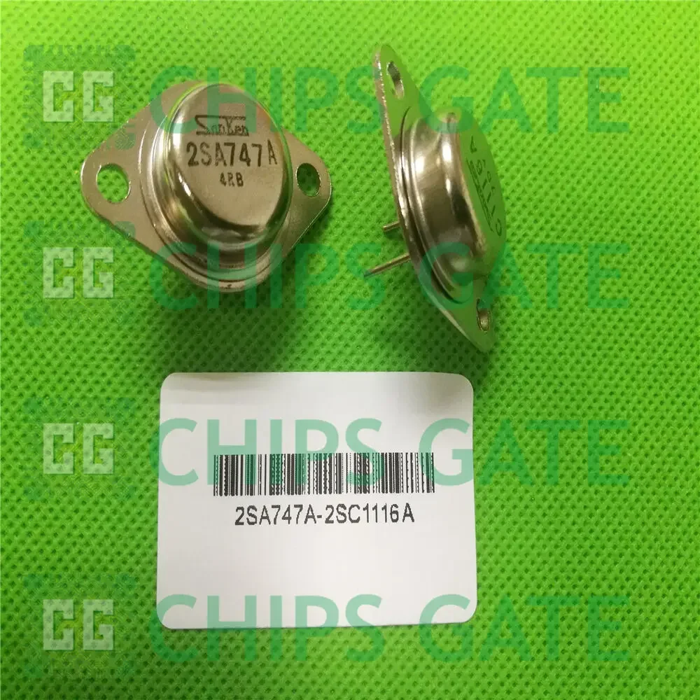 

Original2 PAIRS Transistor SANKEN TO-3 2SA747A/2SC1116A A747A/C1116A