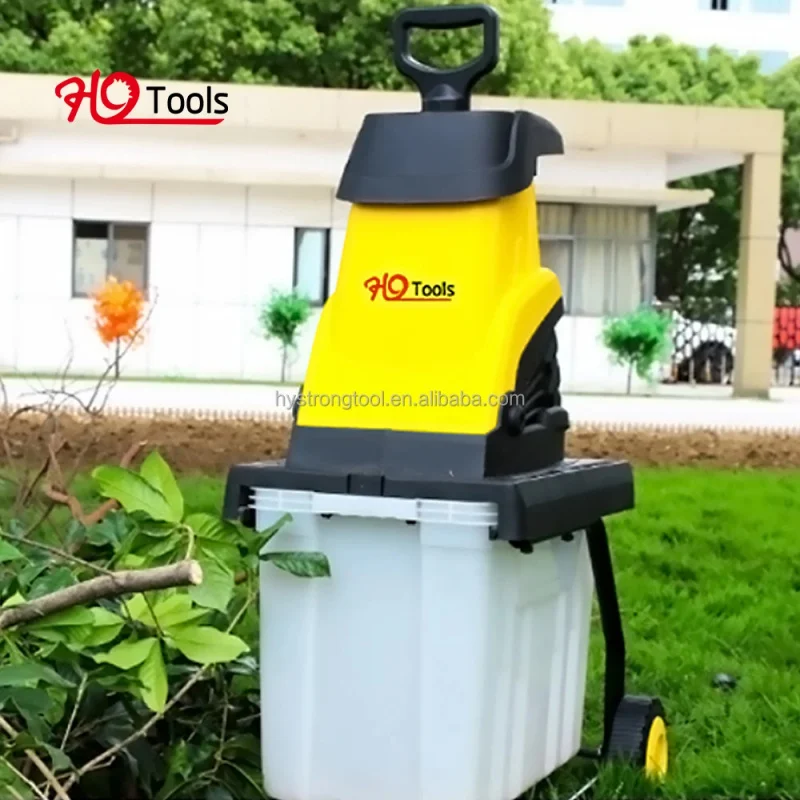 

Электрический измельчитель древесины HYstrong 2500W, мощный садовый шредер для веток