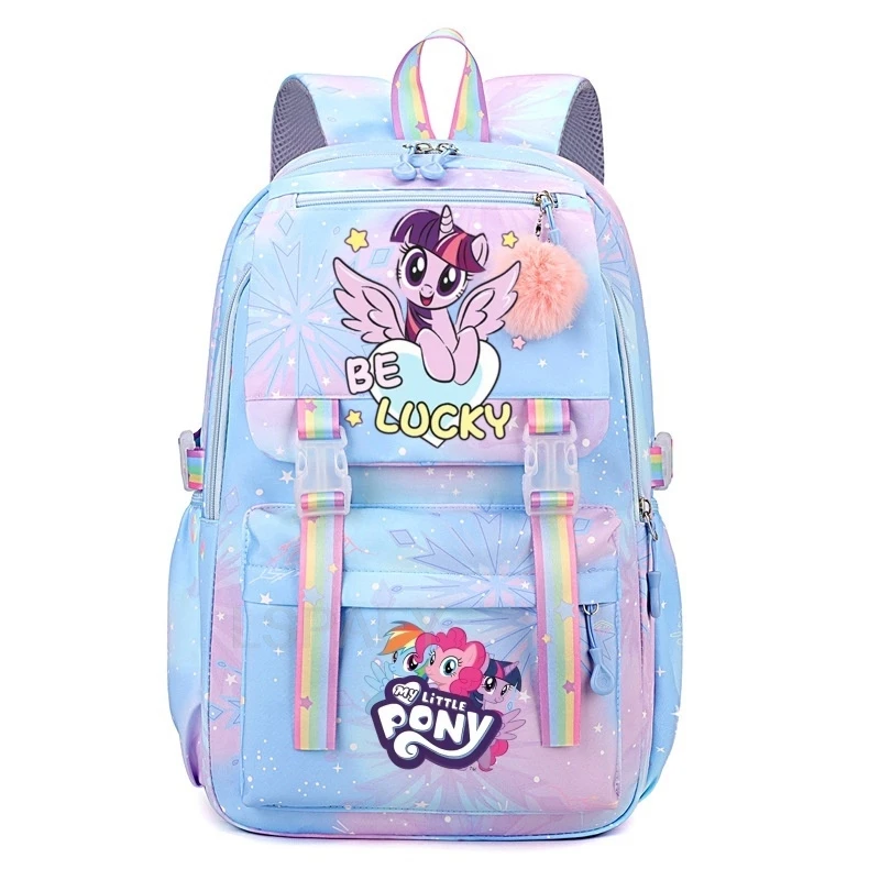 

My Little Pony Princess Travel Large Capacity Students Backpack Casual Shoulder Bags Fashion Travel College Bagpack Mochila