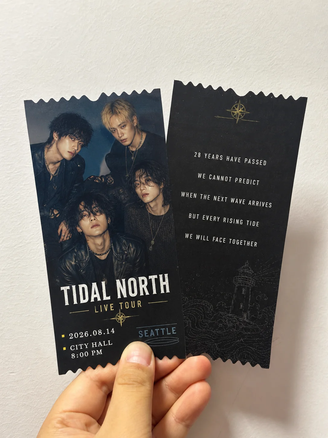 Custom Kpop Anime Event Tickets Personalized Concert Musical Fan Event Tickets High Quality 140x70mm 20pcs view 6