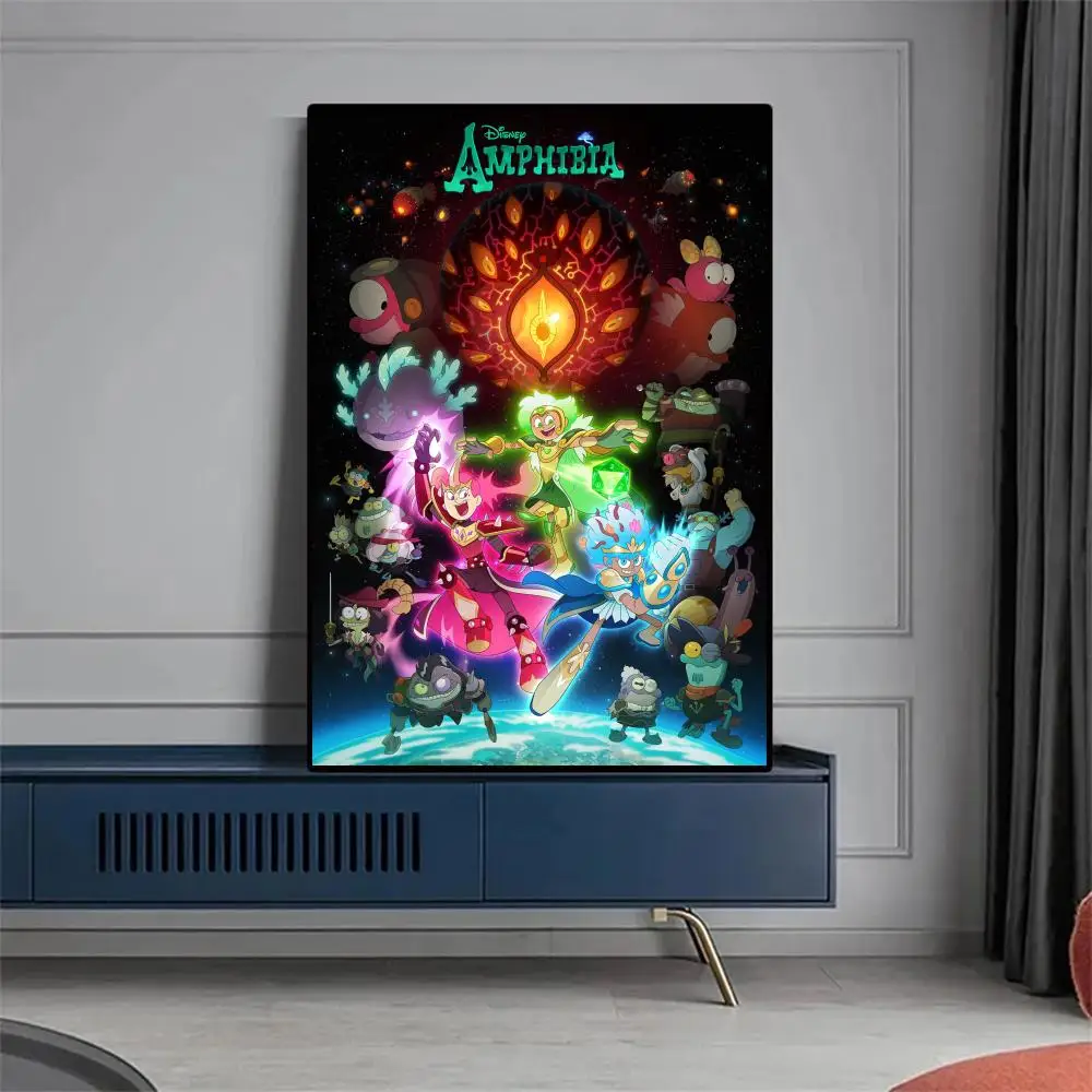 1pc Disney Animation Amphibia Poster Paper Print Home Bedroom Entrance Bar Cafe Art Painting Decoration