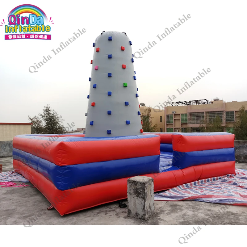 6*6*5M Inflatable Bouncer Games Climbing Tower,Exciting Sport Inflatable Rock Climbing Wall For Sale