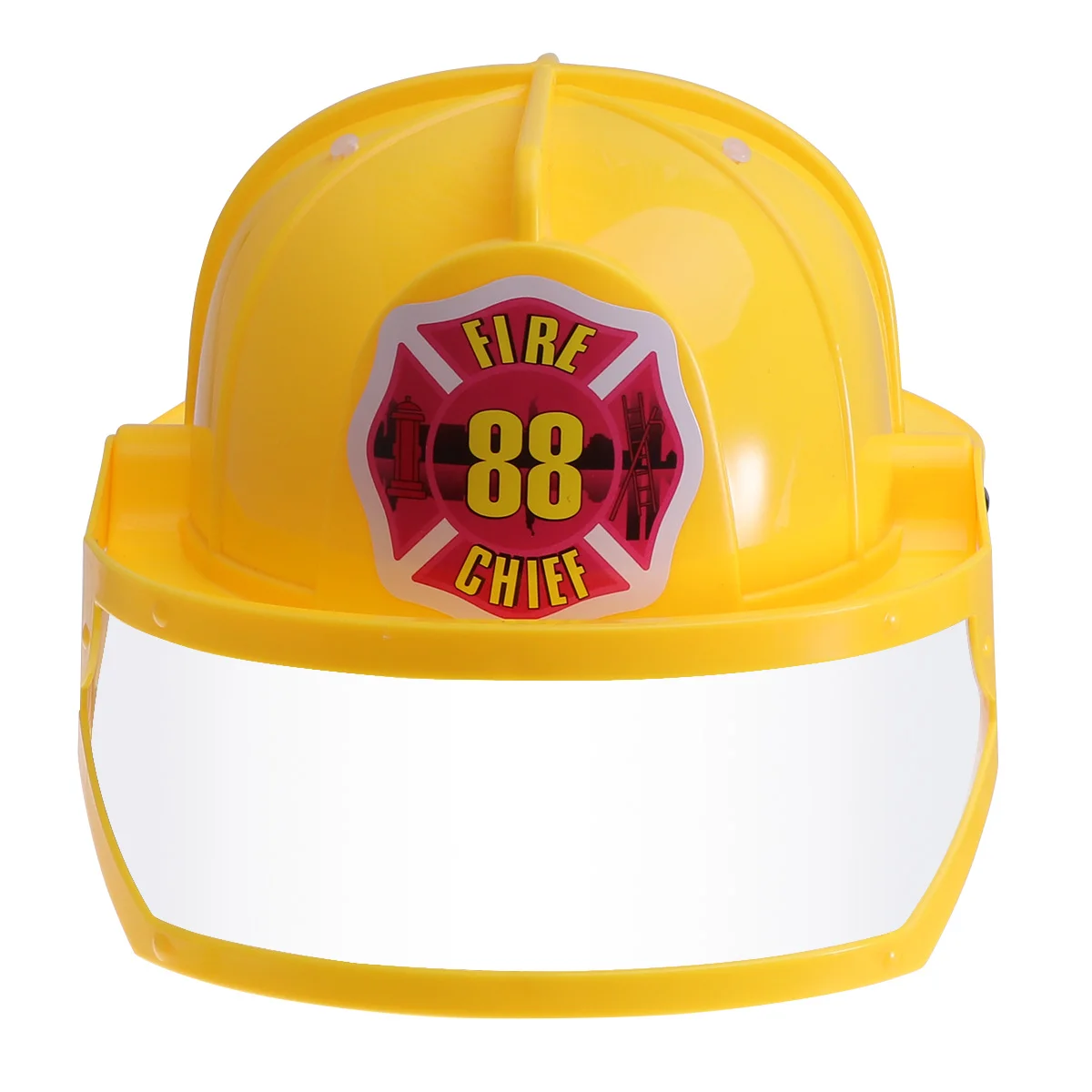 Childs Builder Career Outfit Fire Hat Toy Puzzle Toddler Firefighter Hats for Kids Party