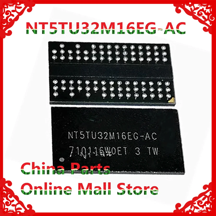

NT5TU32M16EG-AC 64M particle DDR2 memory new FBGA84 memory chip
