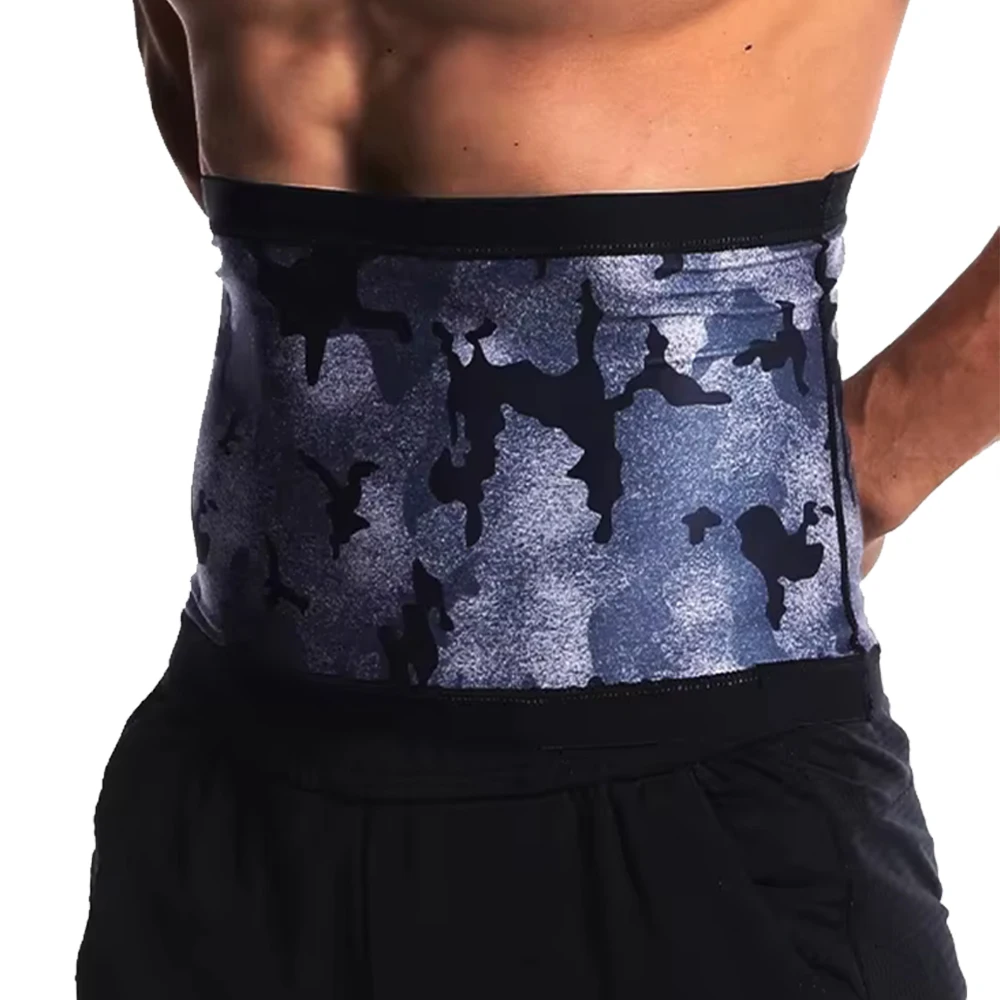 Men Sauna Suits Waist Trimmer Belly Wrap Workout Sweatband Shapewear Sweat Weight Loss Body Shaper Tummy Control Slimming Belts