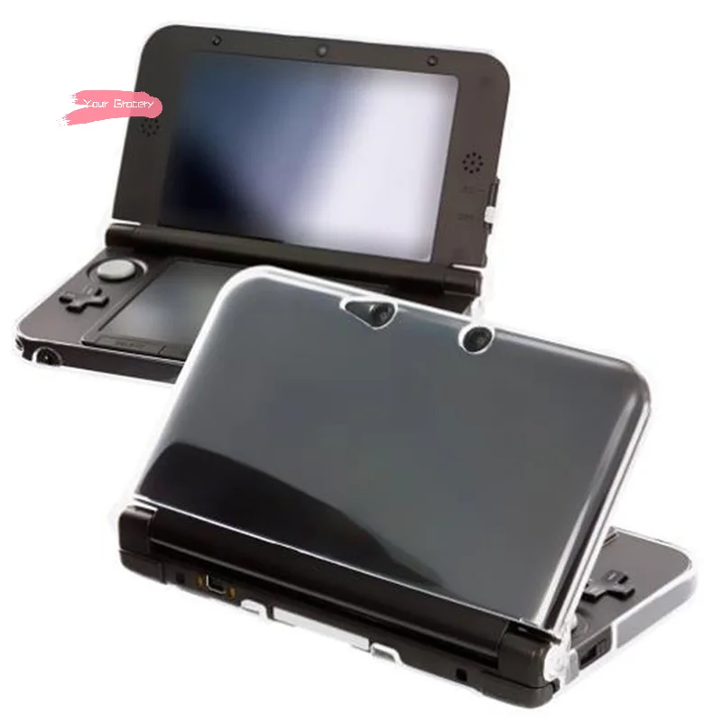 Y-Clear Case Crystal Protect Shell für 3DS XL LL N3DS 3DS LL Transparente Hartschalenhülle, dockbar für Switch-Konsolenzubehör