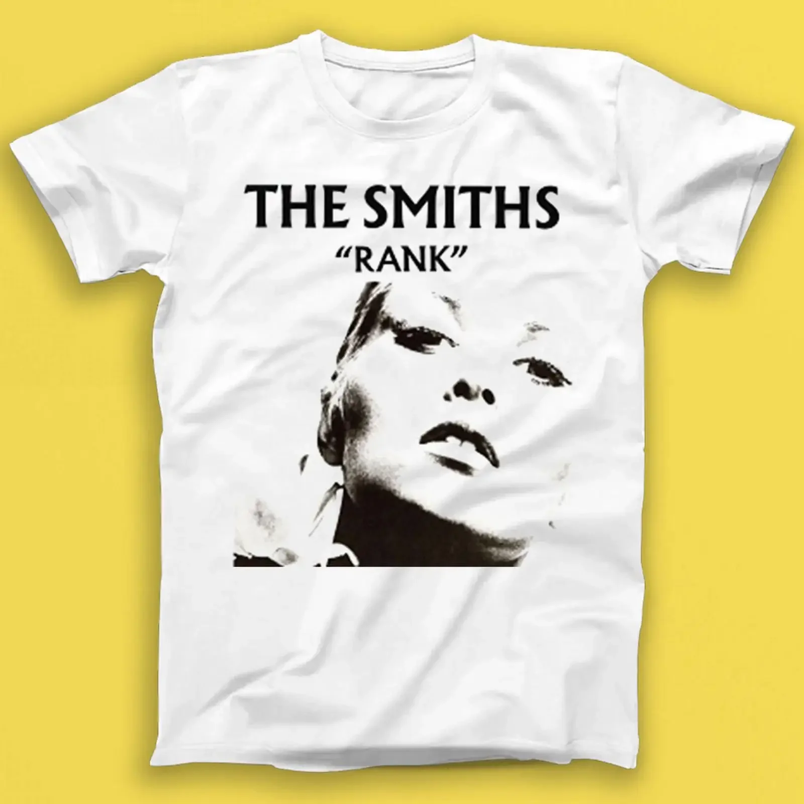 The Smiths Rank Punk Rock Music T Shirt 1703 vintage Washed homme Breathable streetwear graphic Versatile Stretched