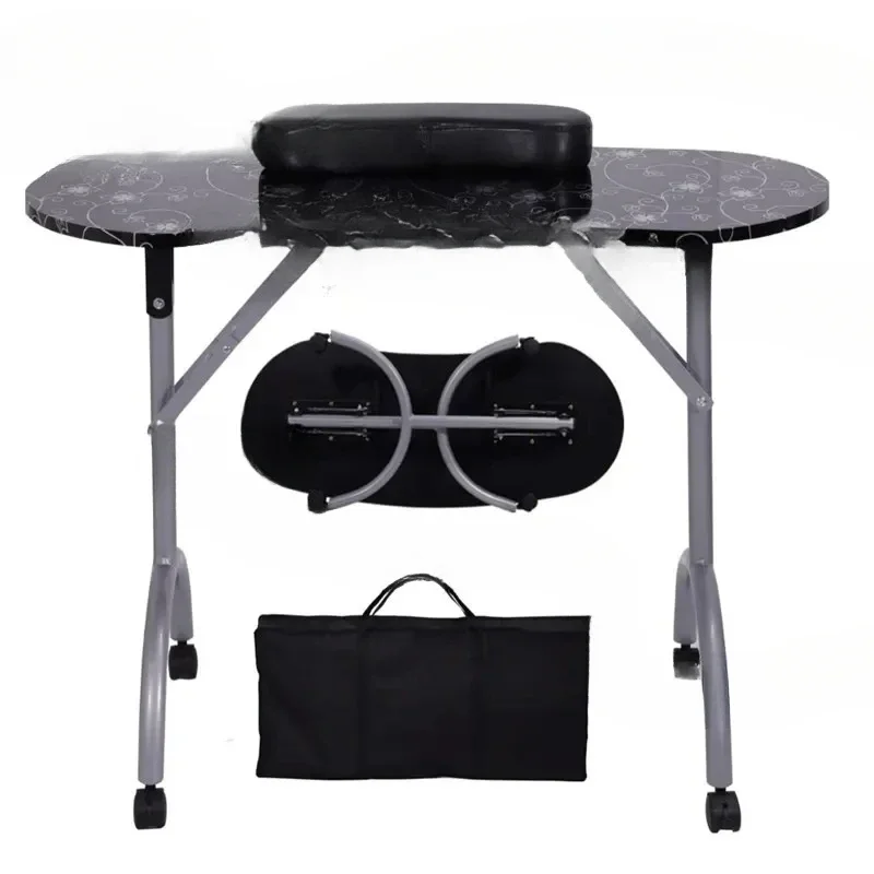 Foldable Nail Table for Nail Technician Designer Professional Nail Tables Salon Furniture Simple Creative Storage Manicure Table