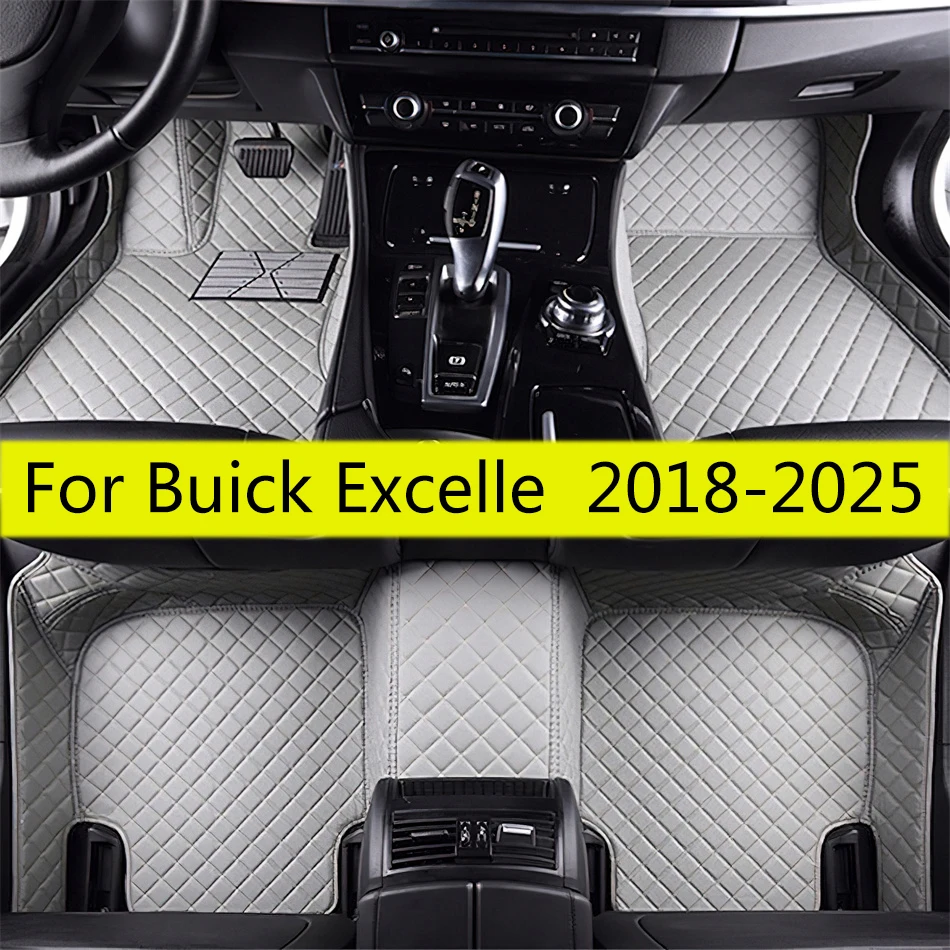 

Leather Car Floor Mats For Buick Excelle Opel Corsa 2018 2019 2020 2021 2022 2023 2024 2025 Auto Carpet Pads Vehicle Foot Matts
