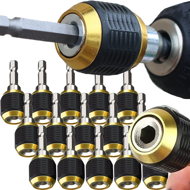 

1-5pcs Hex Shank Adapter Driver Power Tool Accessories Electric Screwdriver Bits Nut Drill Extension Holder Drill Rod Bar Tools