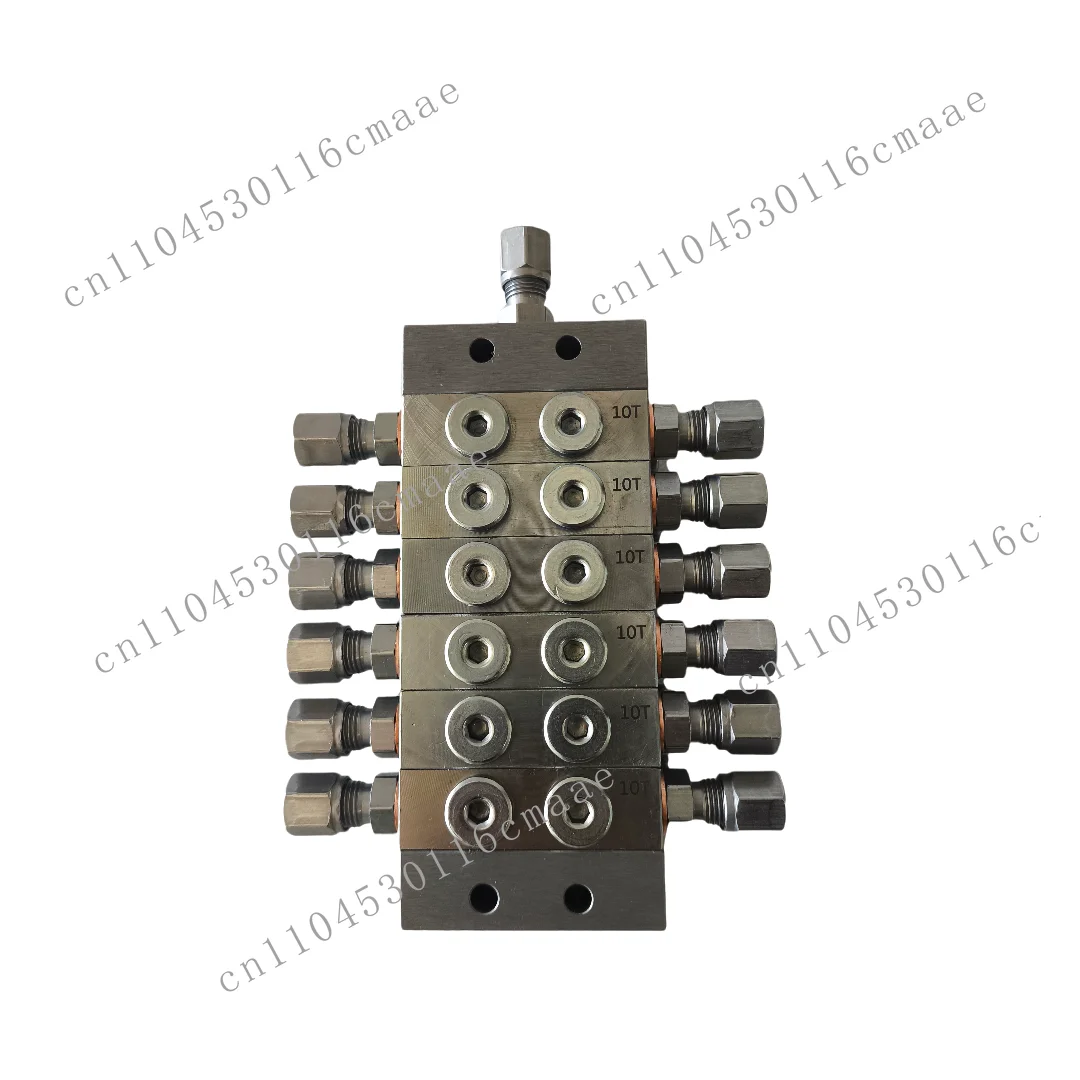 Progressive Grease Distributor Bifidoid Disc Device Diversion Valve Lubricating Oil Progressive Distributor