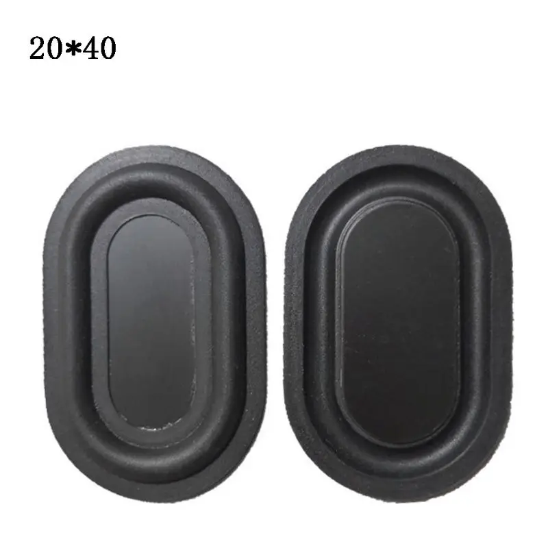 2pieces Black Vibration Plate High Sensitivity and Passive Radiators Speaker Loudspeaker Vibrating