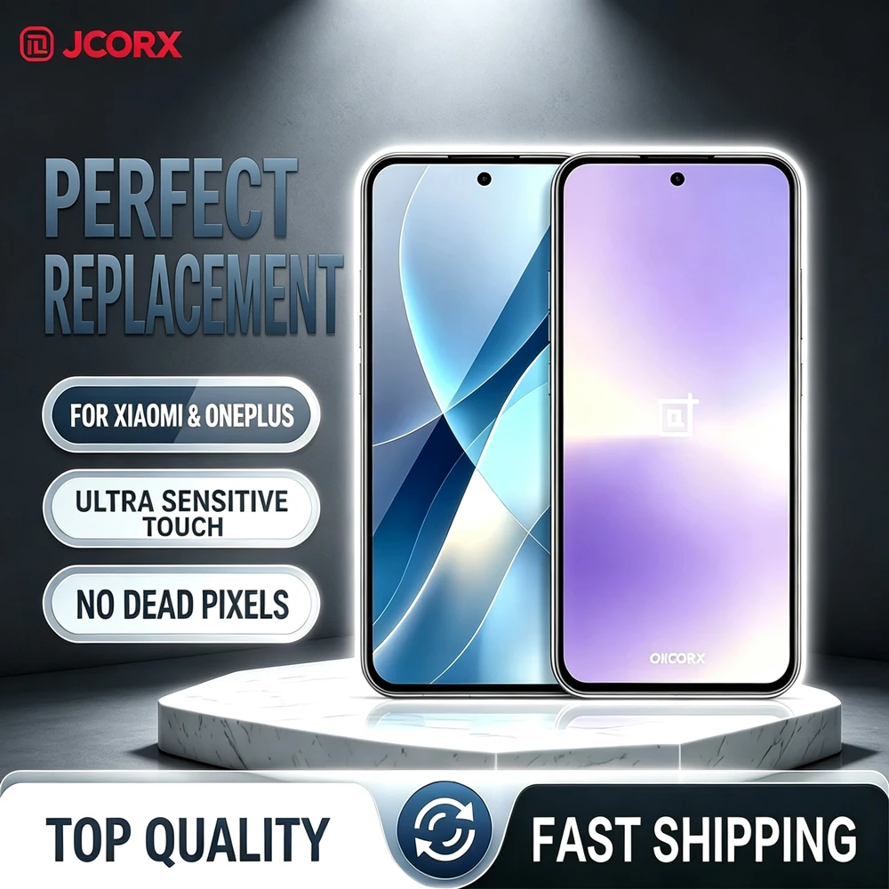 JCORX Screen For Oneplus 9R 9RT 8T CE 2 2T CE2 ACE Pro Nord Display For Xiaomi POCO C65 C85 C75 F7 Ultra M7 Plus M6 F6 Pro X6