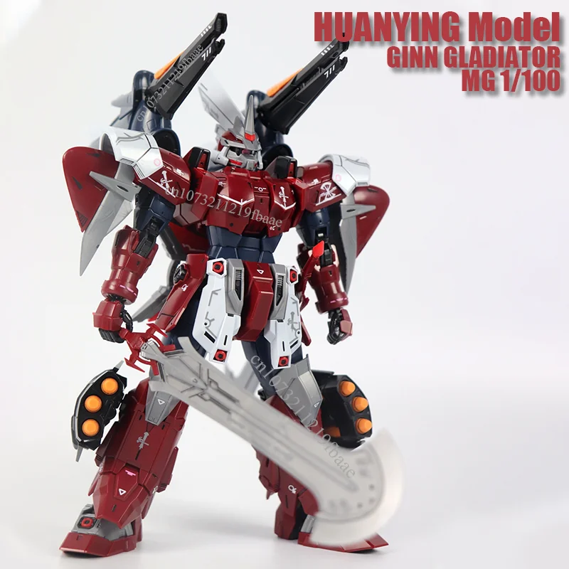

Модель HUANYING GINN GLADIATOR MG 1/100 ZGMF-1017GR, комплект сборной модели, экшн-фигурки, робот-меха, подарки для детей