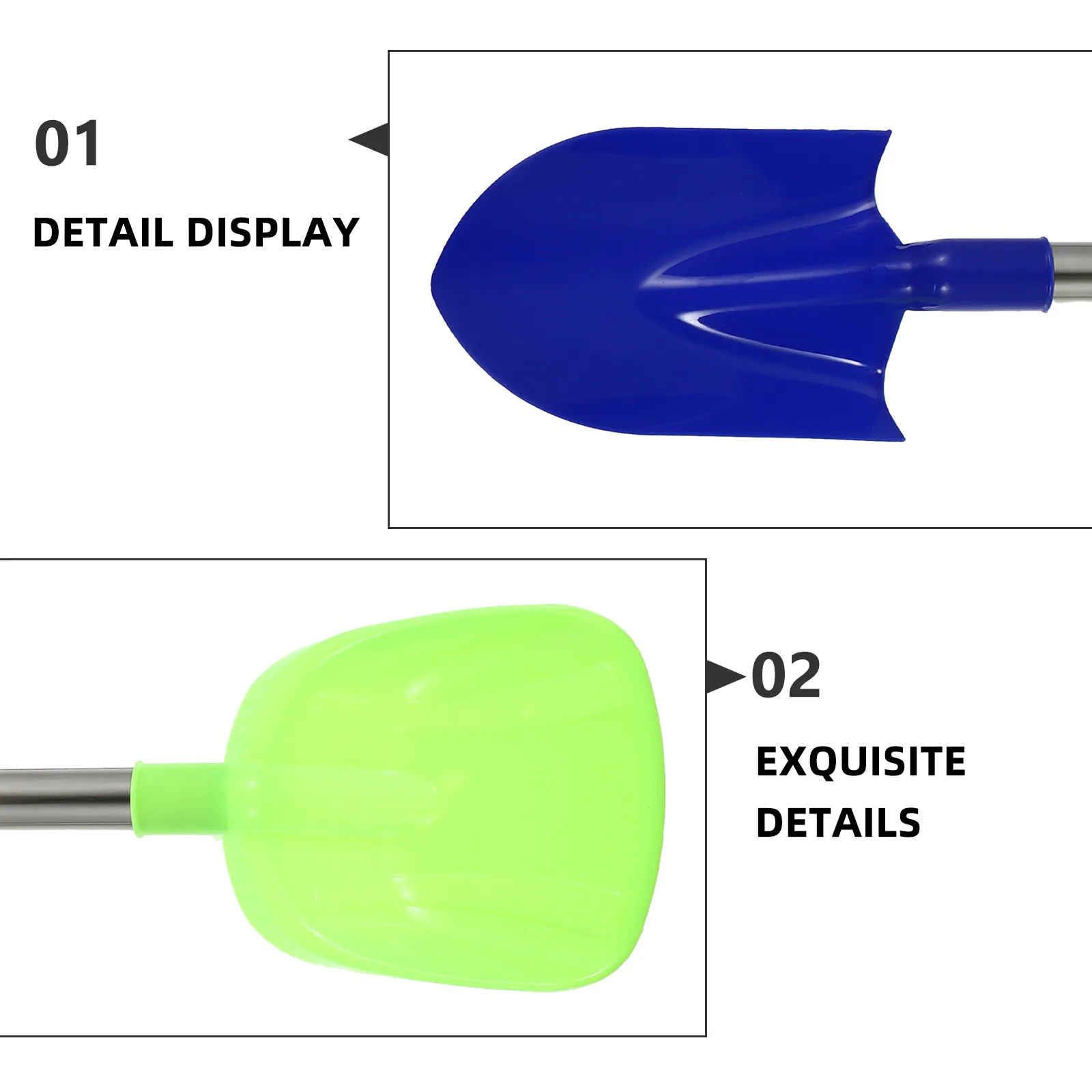 1Set Kids Snow Shovel Premium Material Outdoor Winter Snow Removal Tool for Beach Playing Coordination Training