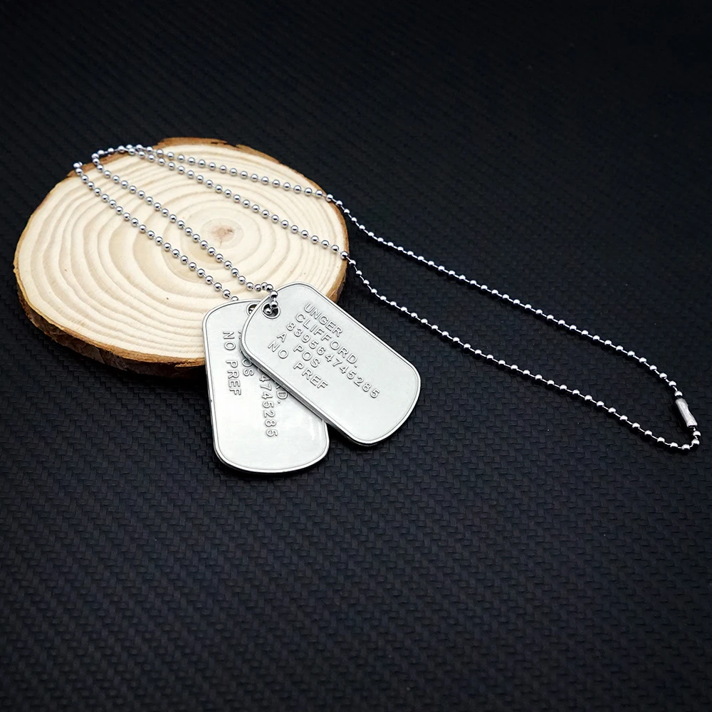 Death Stranding Necklace for Women Men Dog Tag Metal Necklaces Game Jewelry Pendant Chains Choker Collares Charm