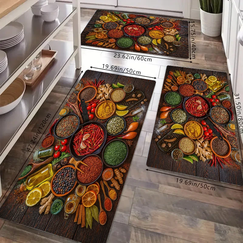 

Soft Comfortable Kitchen Decor Carpet Washable Suitable for Restaurant Bedroom Versatile Floor Mat for Home Decor