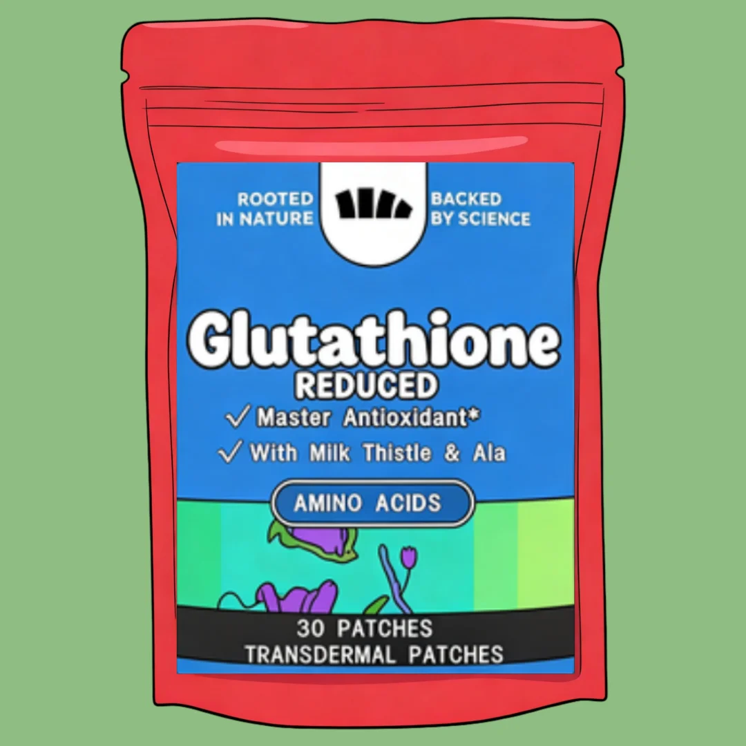 Glutathione Plus Topical Patch - Collagen Blend Support Skin Health for Liver Care, Energy Support & Immune Help 30 Patches
