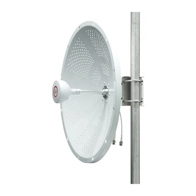 1.7-4.2GHz 22dBi LTE CBRS 5G dish Antenna for huawei router Lanbowan SkyWave hyperbolic Antenna 5G kroks