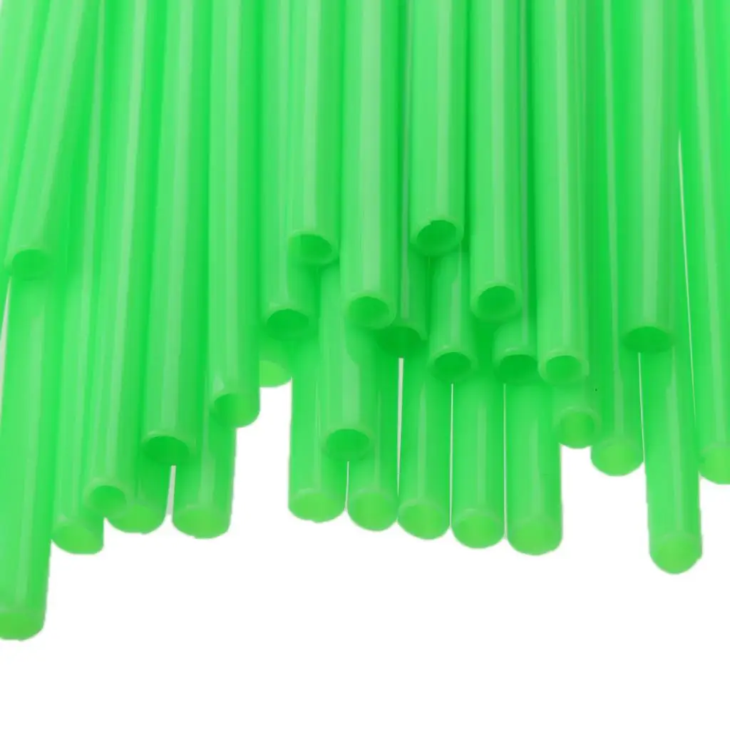 

Plastic Wheel Rim Spoke Covers Wraps for Motorcycle Dirtbike Universal Fit 19 to 21 Inch Front Rear Wheel