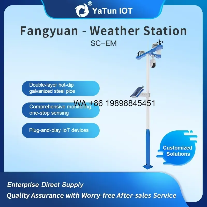 Wmwmnu for Ya Tun IOT Professional Outdoor Automatic Wireless Weather Station for Solar PV Environmental Agriculture